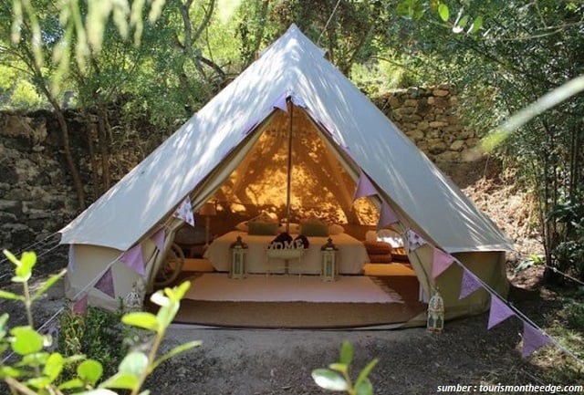 tenda glamping