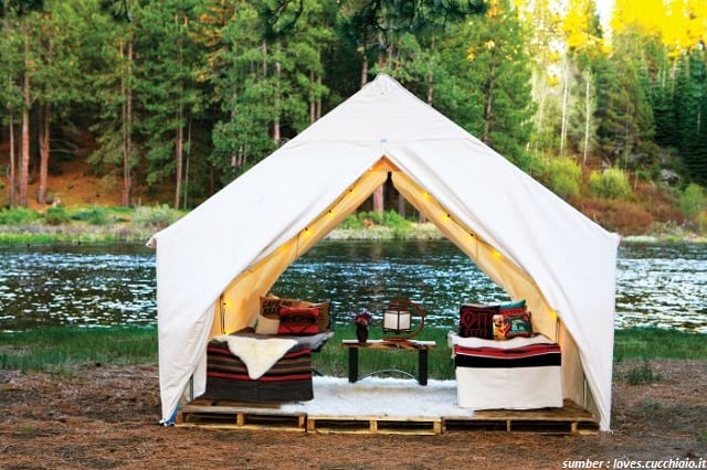 tenda glamping