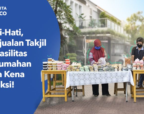 jualan takjil di fasilitas perumahan bisa kena sanksi