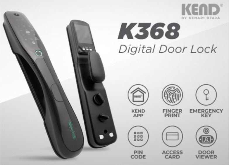 K368 digital door lock KEND by KENARI DJAJA