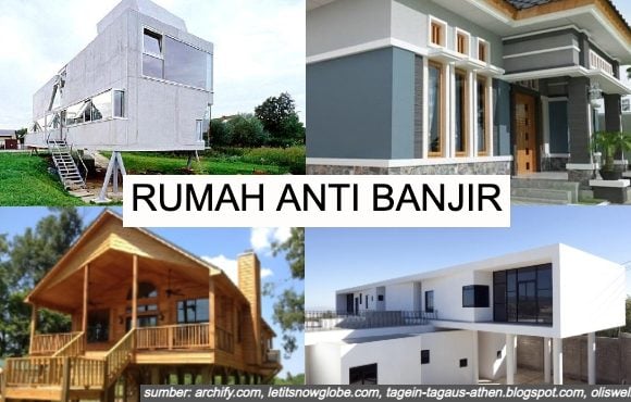 desain ide rumah anti banjir