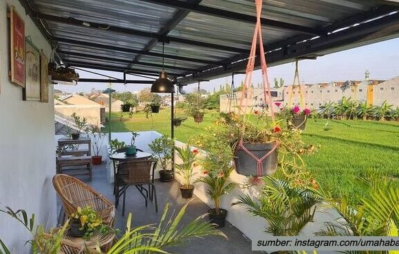 desain rooftop garden sederhana adem