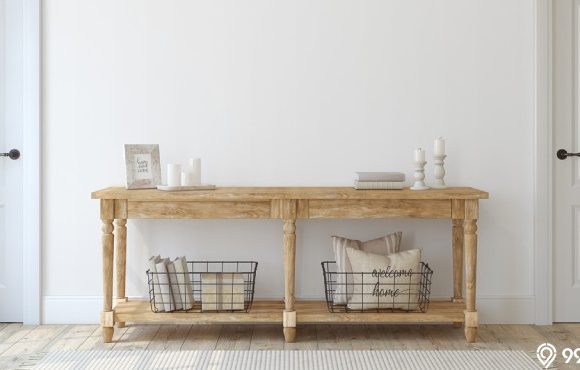 inspirasi desain console table