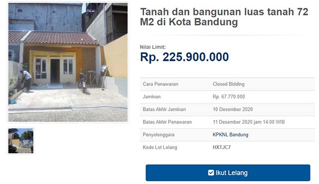 rumah lelang bandung