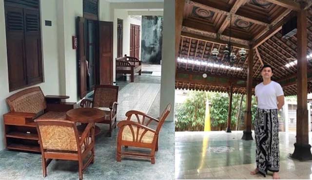 rumah seleb bernuansa tradisional