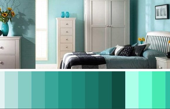 rumah warna teal