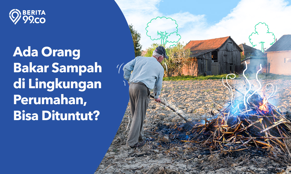 membakar sampah