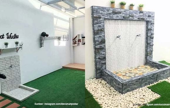 desain tempat wudhu instagrammable