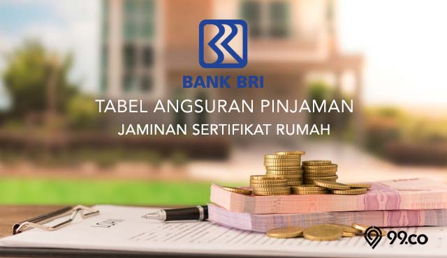 tabel angsuran pinjaman jaminan sertifikat rumah