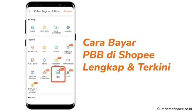 cara bayar pbb di shopee