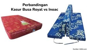 kasur busa royal vs inoac bagus mana