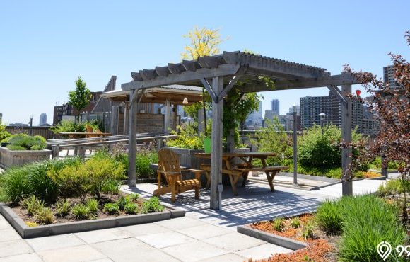 biaya membuat rooftop garden