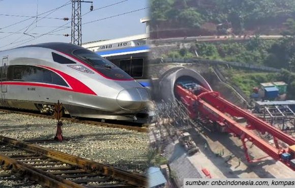 besi-proyek kereta cepat dicuri