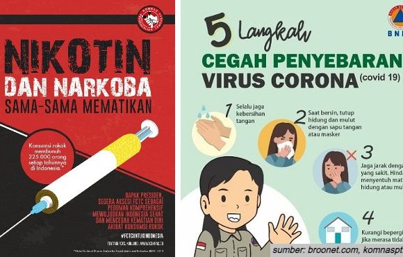 contoh poster sederhana lengkap