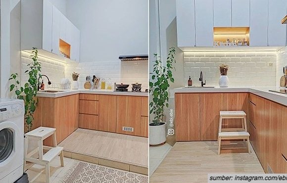 desain kabinet dapur minimalis