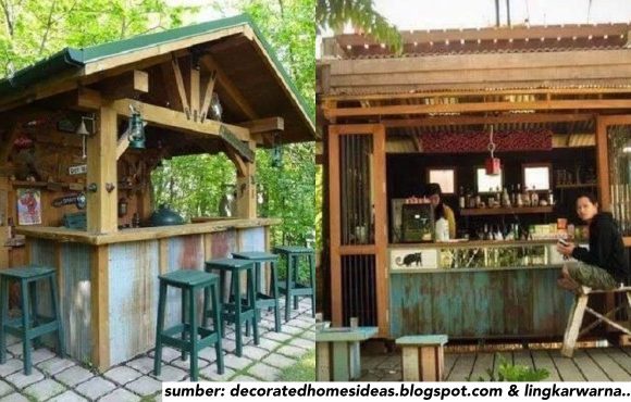 desain warung kopi sederhana di kampung