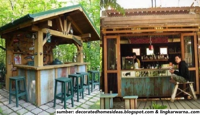 desain warung kopi sederhana di kampung