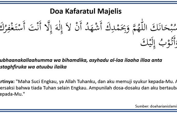 doa kafaratul majelis