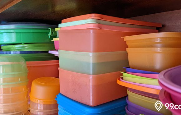 cara menata dapur dengan tupperware