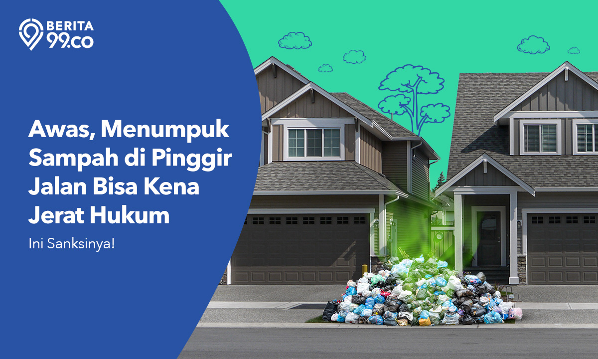 dasar hukum dan larangan tumpukan sampah di jalan