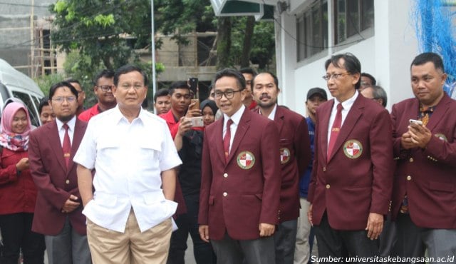 universitas kebangsaan prabowo subianto