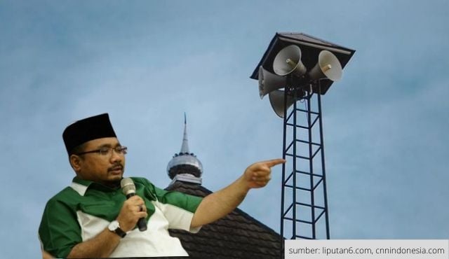 menteri agama toa masjid