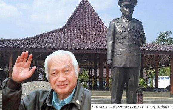 potret dari depan museum soeharto