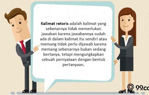 mengenal makna dan contoh kalimat retoris