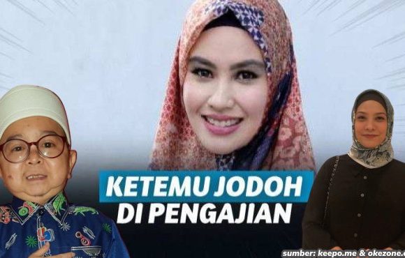 artis yang bertemu jodoh di pengajian