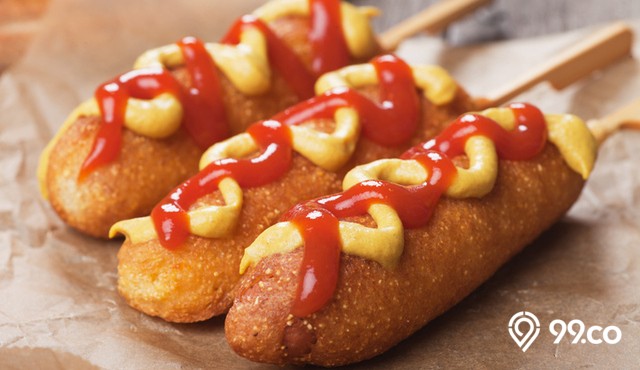 cara membuat corn dog di rumah