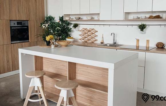 kitchen island adalah kabinet tengah dapur