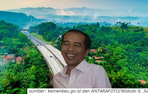 infrastruktur merata membuat kepuasaan atas Jokowi meningkat