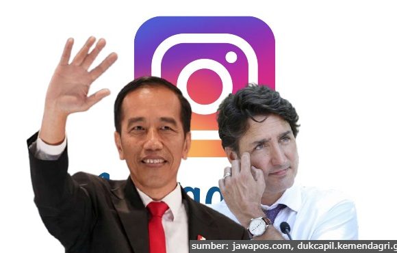 pimpinan negara followers instagram terbanyak