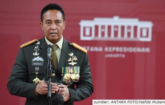 gebrakan Andika Perkasa sebagai Panglima TNI