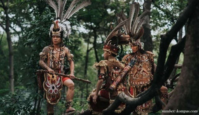 rumah artis asli kalimantan