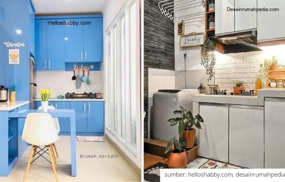 desain dapur rumah type 27 60