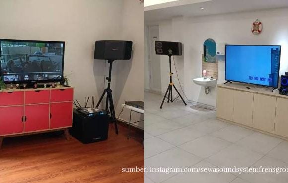 desain ruang karaoke kecil di rumah