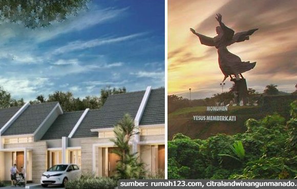 rekomendasi rumah di manado 300 jutaan