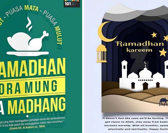 poster menyambut ramadhan