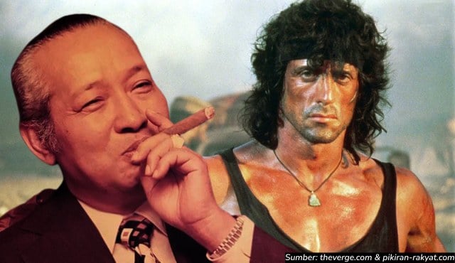 soeharto dan sylvester stallone