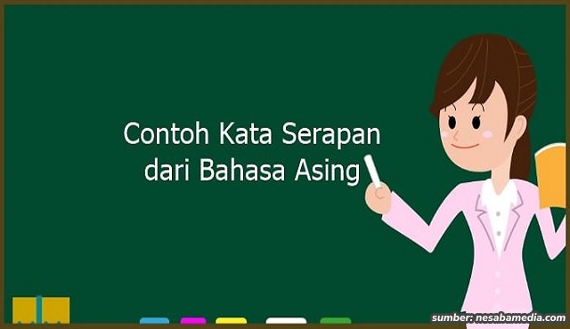 contoh kata serapan