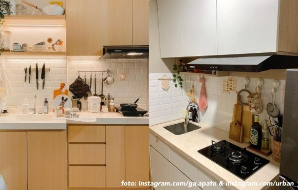 dapur apartemen kecil