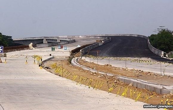 jalan tol aspal dan beton