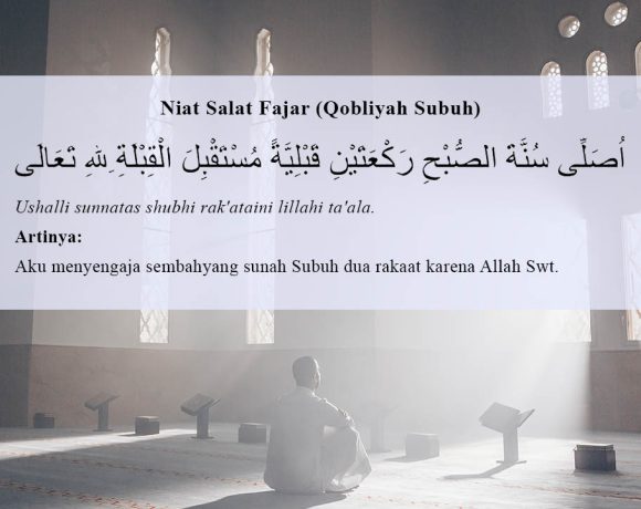 niat shalat fajar dan tata caranya