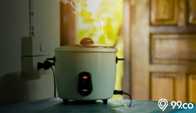 cara menghilangkan kerak gosong di rice cooker