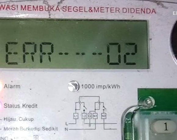 cara reset meteran listrik pulsa