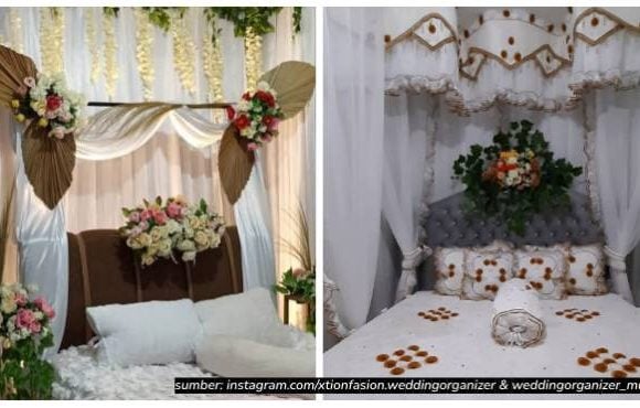 dekorasi kamar pengantin sempit