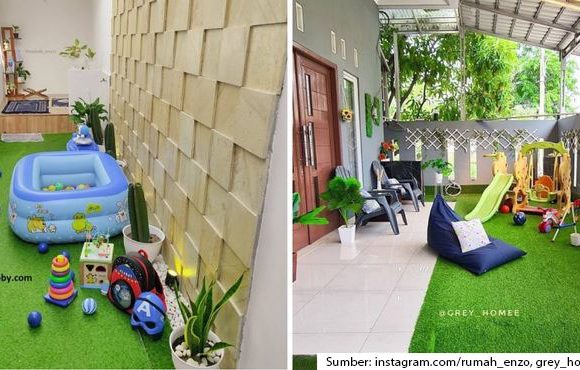 desain taman bermain anak di rumah