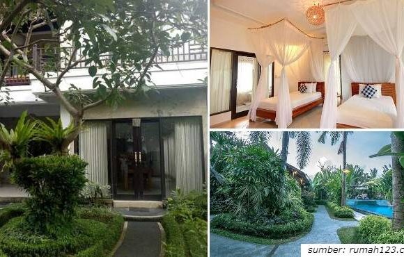 potret hotel Bali modern dijual di Ubud, Gianyar