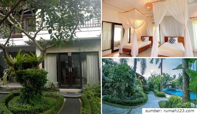 potret hotel Bali modern dijual di Ubud, Gianyar